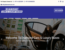 Tablet Screenshot of diamond-uae.com